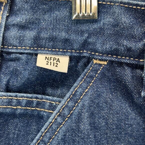 Carhartt Carpenter Jeans Men 36x32 NFPA 2112 Flame Resistant Workwear Cotton - Picture 8 of 16